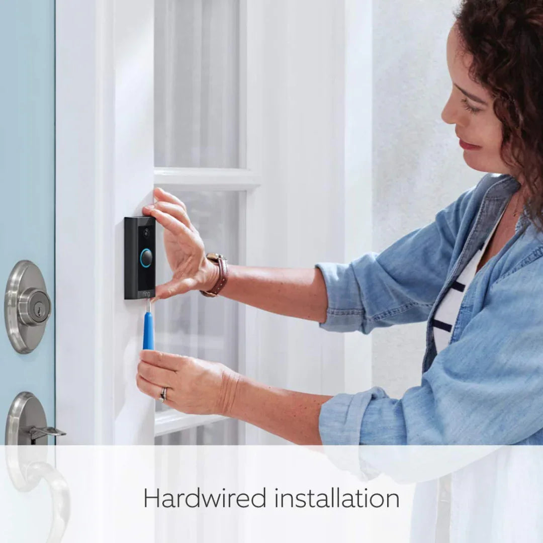 Ring Wired Doorbell Camera – 1080p HD Video, Motion Alerts, Requires Existing Wiring