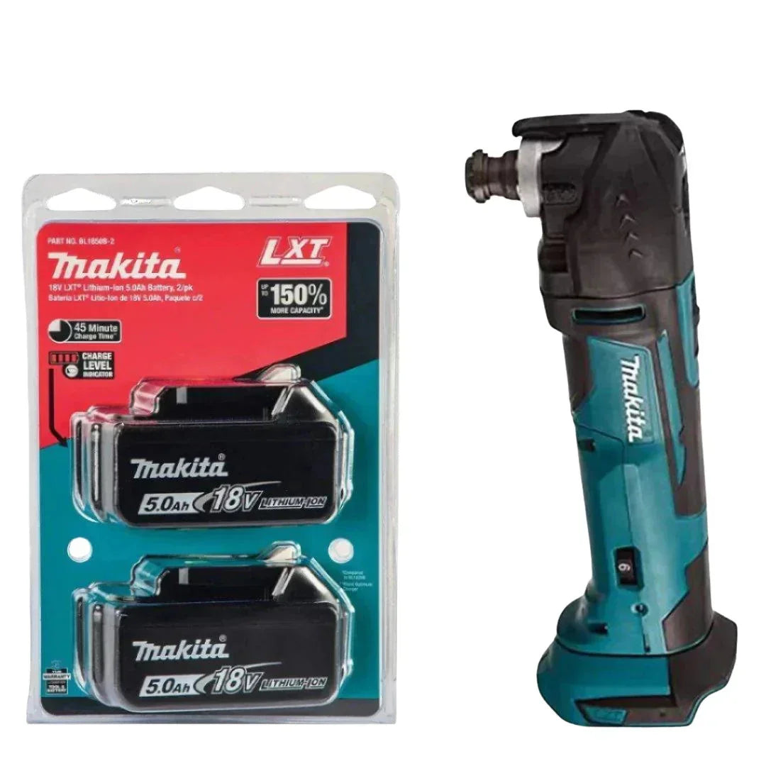 Makita DTM51Z 18 Cordless Multi-Tool with 2 x 5.0Ah Lithium-Ion Batteries