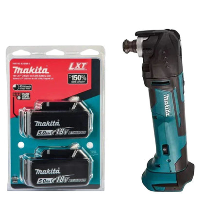 Makita DTM51Z 18 Cordless Multi-Tool with 2 x 5.0Ah Lithium-Ion Batteries